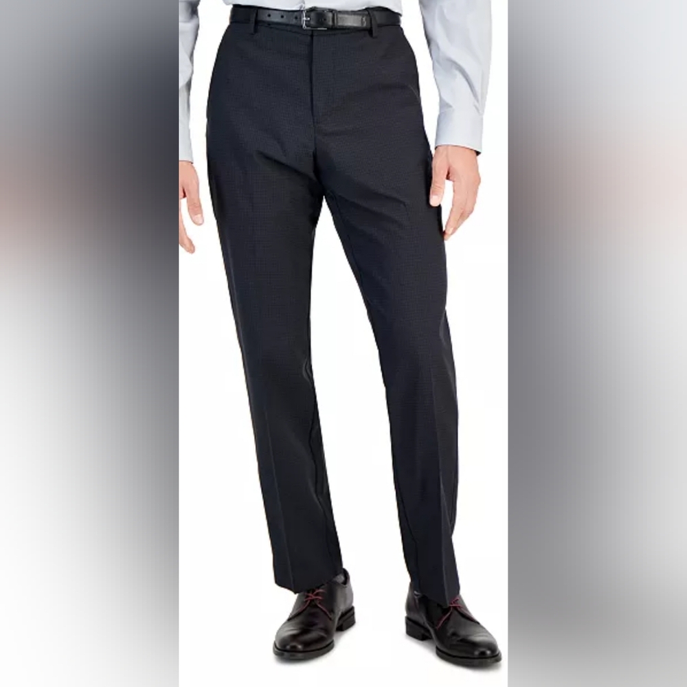 Men's Modern-Fit Stretch Solid Resolution Pants 36x34